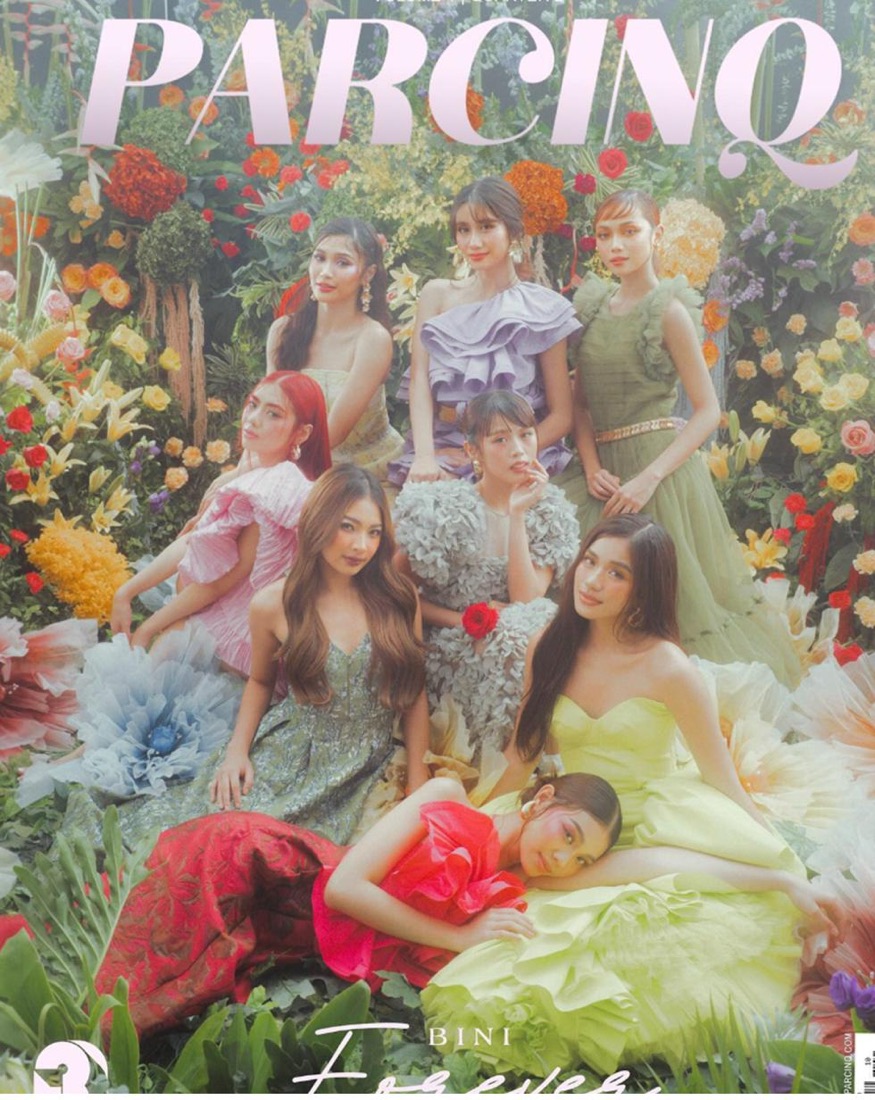 PARCINQ, BINI Forever cover shot at PioneerX Studios