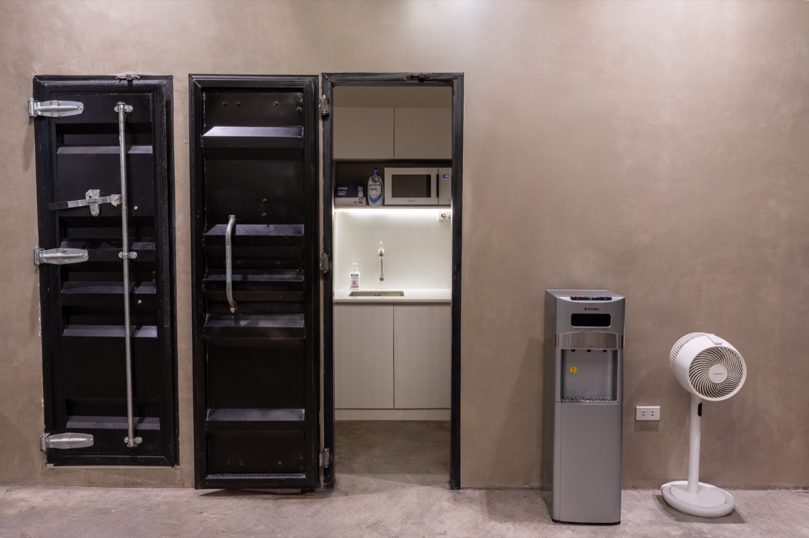PioneerX kitchenette area